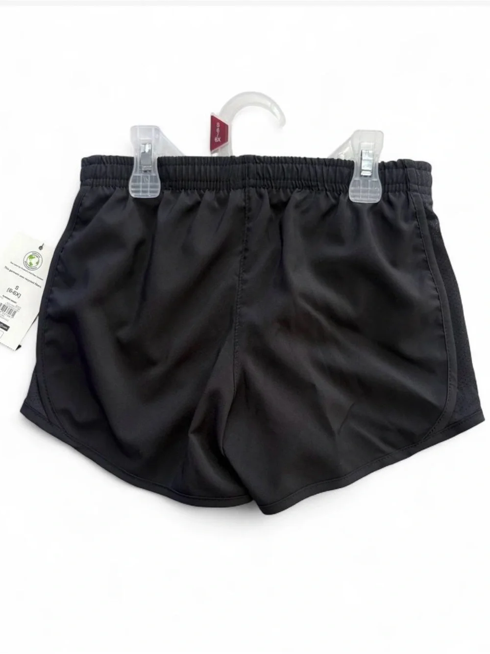 Athletic Works Black Girls' Running Shorts